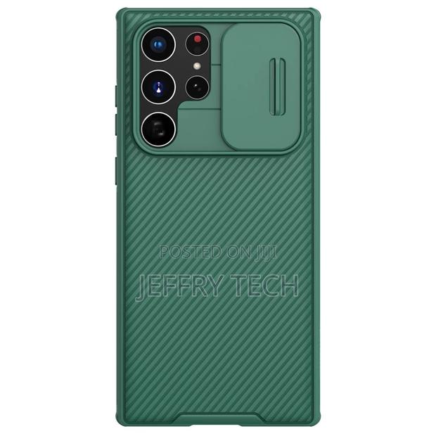 NILLKIN Samsung Galaxy S22 Ultra Case Camshield Pro Green - main view