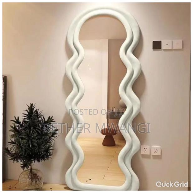 Wavy Blocks Decor Mirror in Kenya - thumbnail 3