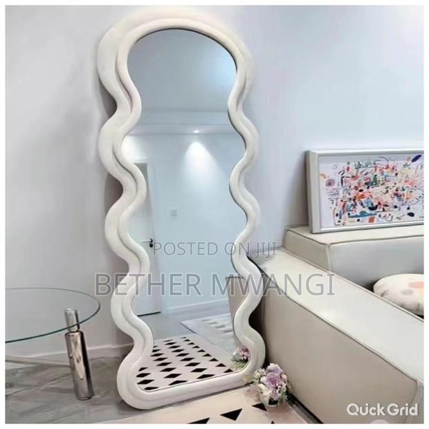 Wavy Blocks Decor Mirror in Kenya - thumbnail 5