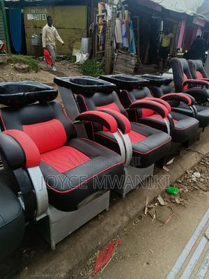 Sink Chairs, Red and Black - thumbnail 2