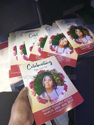 Clear Eulogy Printing
