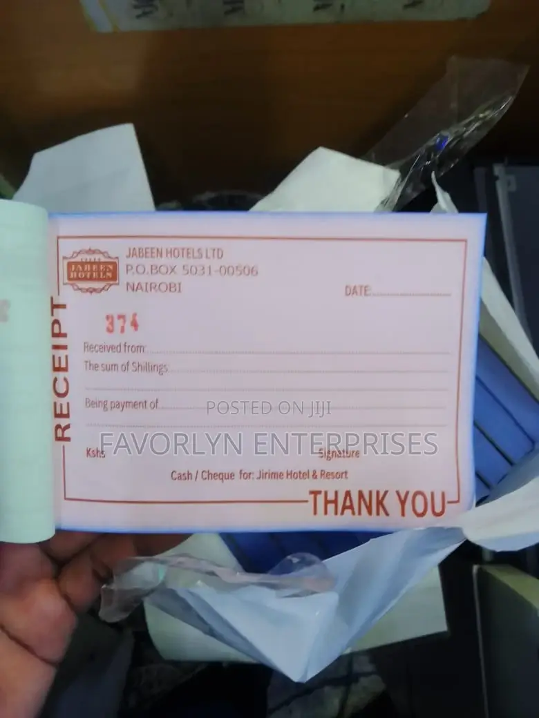Small Receipt Books