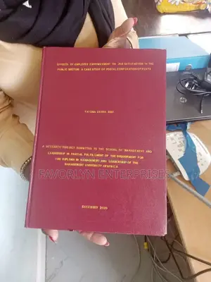 Maroon Hardcover Book Binding
