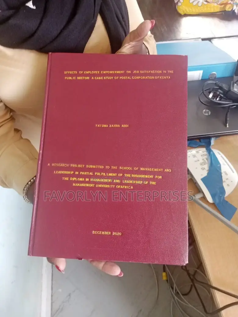Maroon Hardcover Book Binding