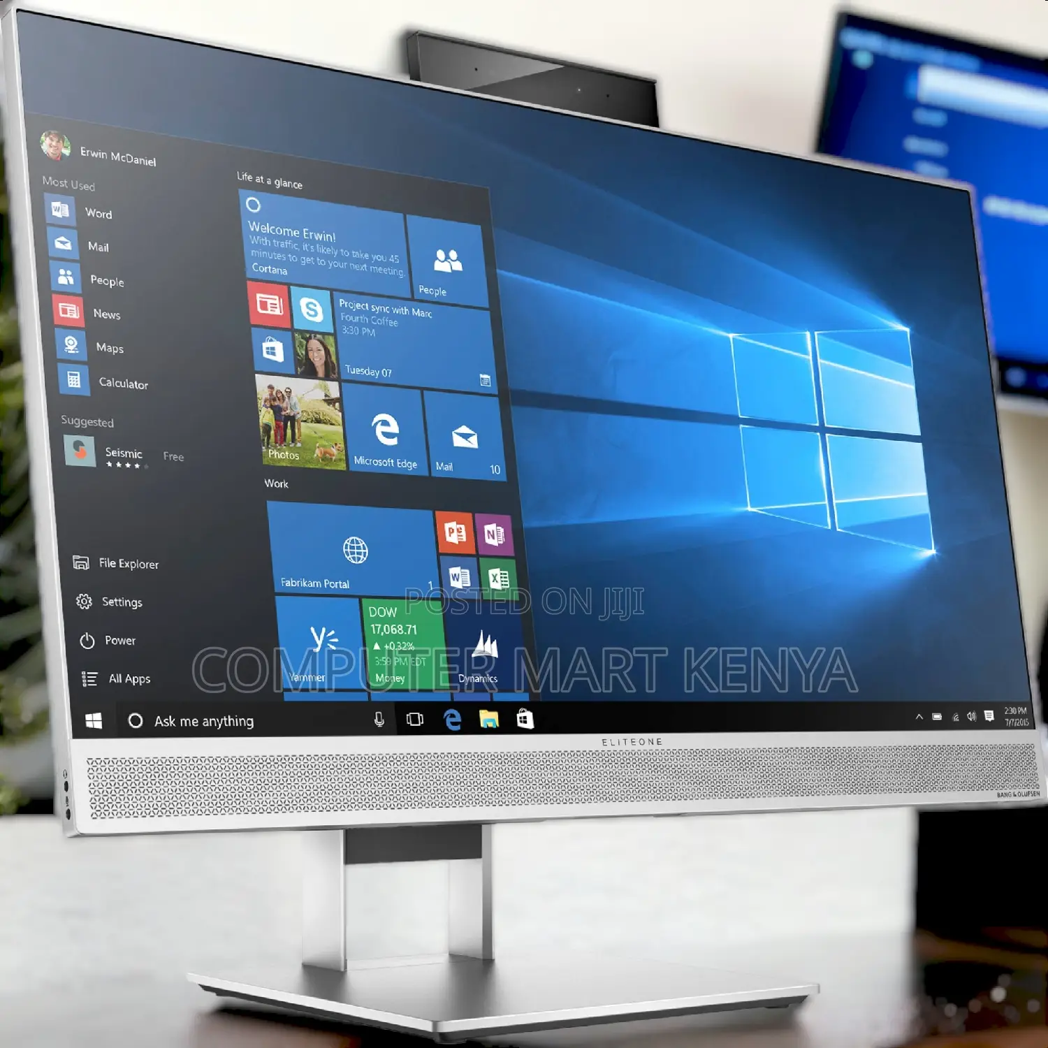 New Desktop Computer HP EliteOne 800 8GB Intel Core I5 SSD 256GB