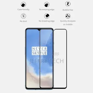 Tempered Glass Screen Protector for Oneplus 7T With Edge To