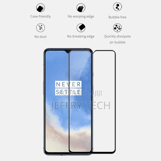 Tempered Glass Screen Protector for Oneplus 7T With Edge To - thumbnail 3