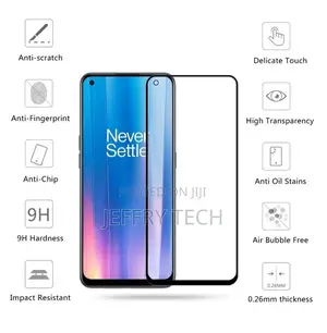 Tempered Glass Screen Protector for Oneplus Nord CE 2 With E