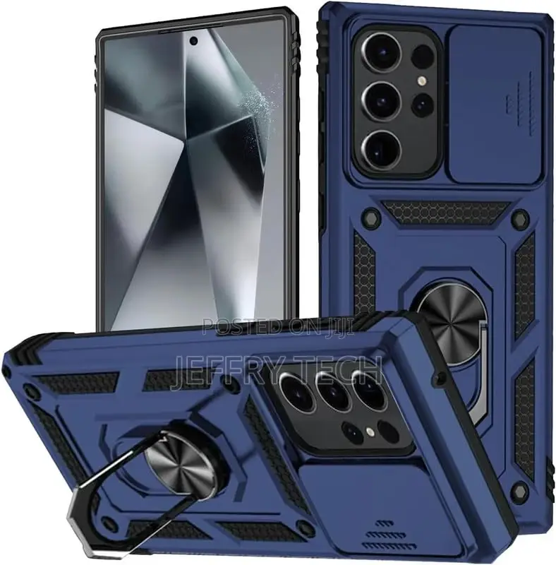 Ring Case for Samsung Galaxy S24 Ultra 5G, Military Grade Pr