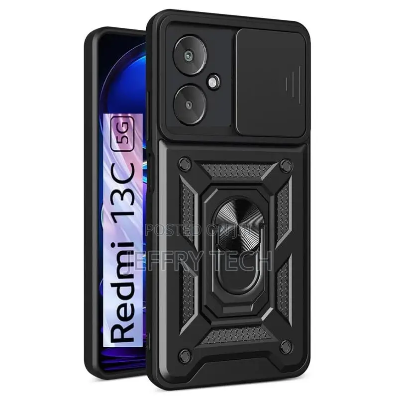 Ring Case for Redmi 13C 5G, Military Grade Protection Phone