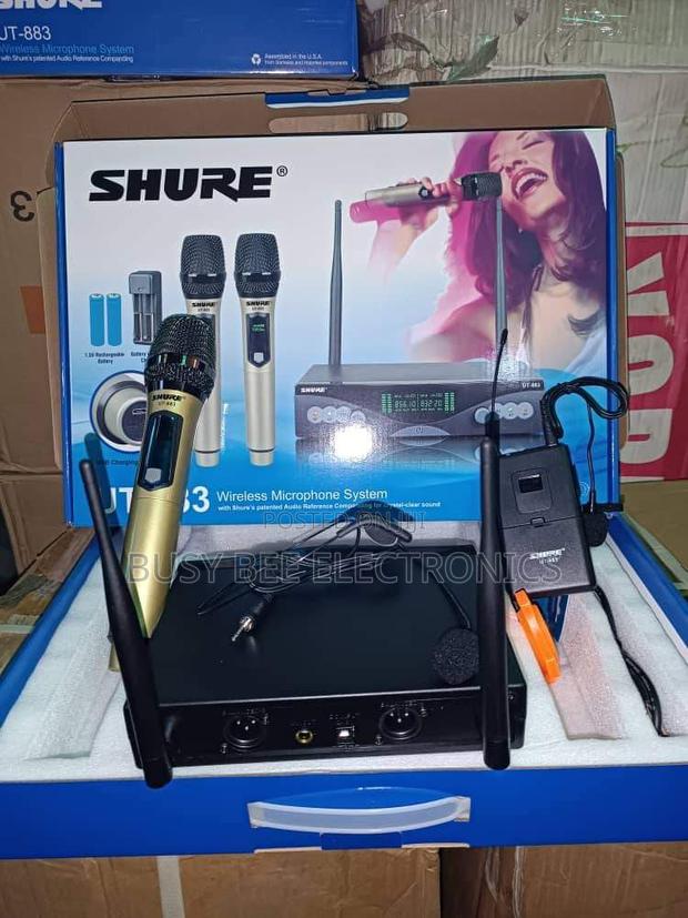 Rechargeable Shure Wireless Microphone - main view