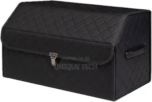 Leather Car Boot Organizer With Partitioning