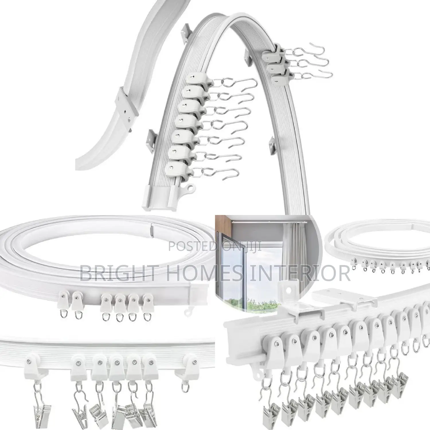 Bendable Curtain Rails Hospital Rails Mosquito Net Rails