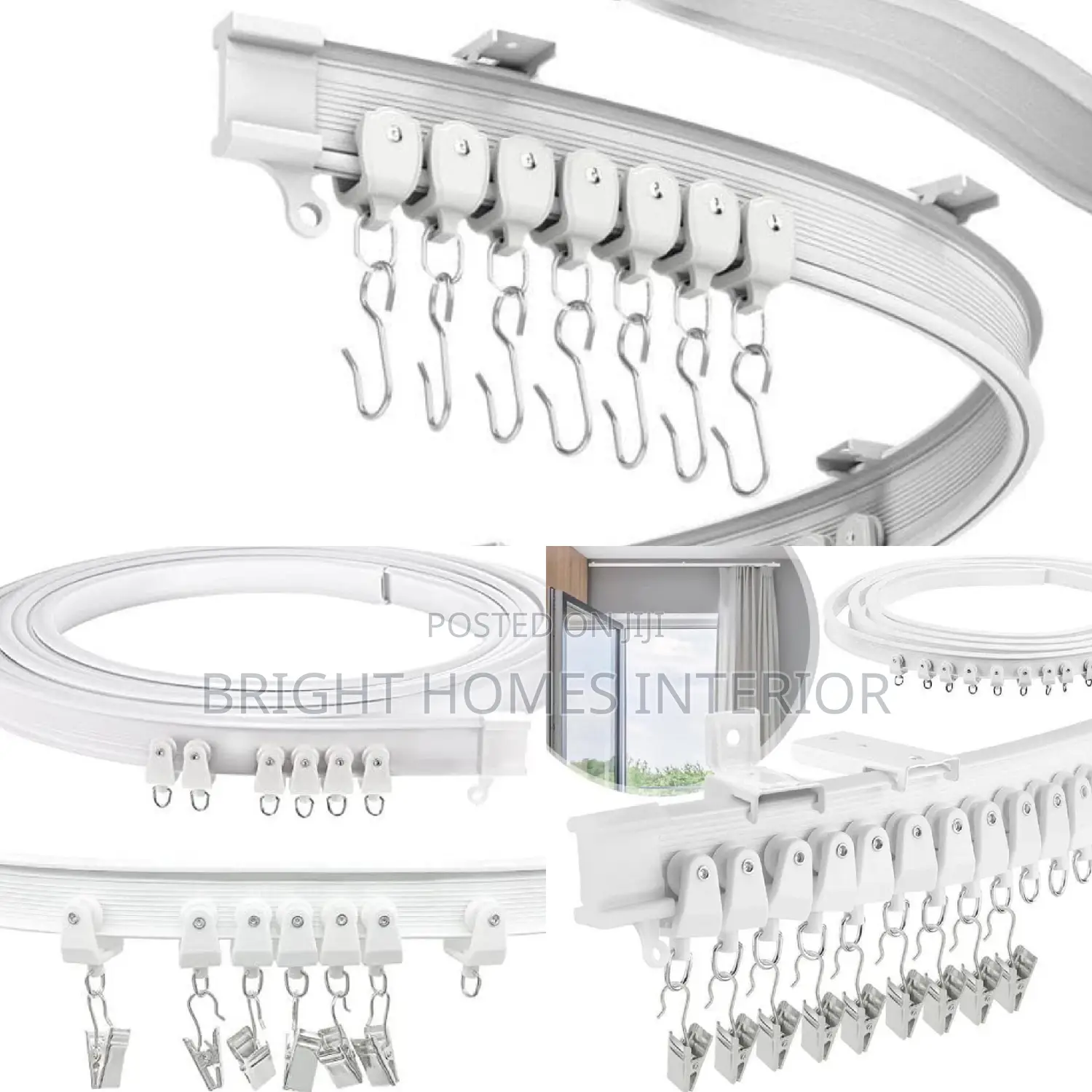 Bendable Curtain Rails Hospital Rails Mosquito Net Rails