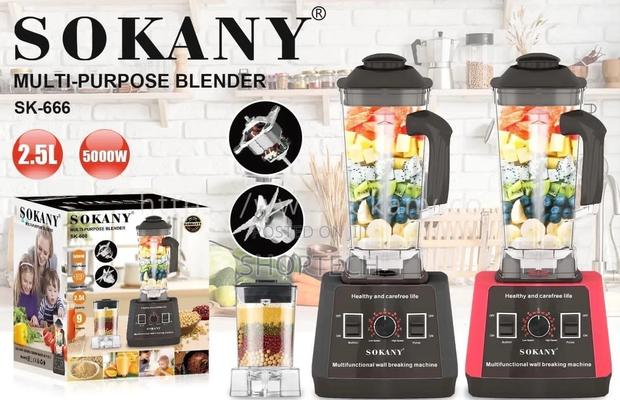 *2in1, 5000 Watts Sokany Commercial Blender*