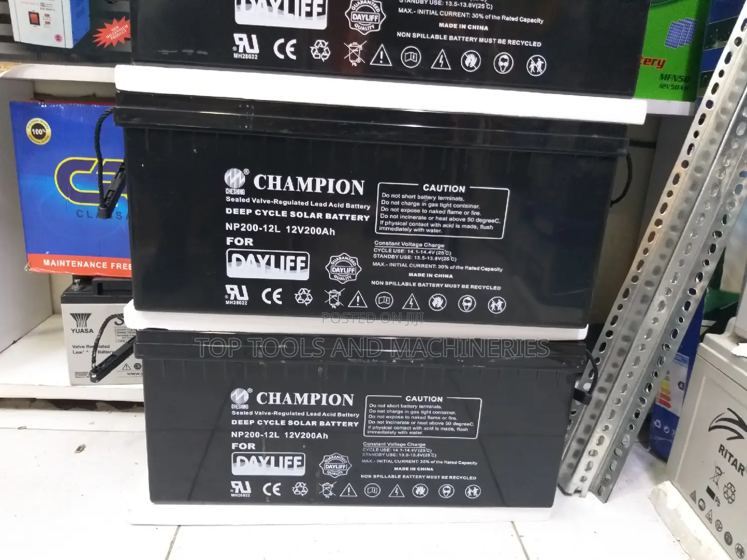 Dayliff Champion 12v200ah/20hrs Solar Backup Battery