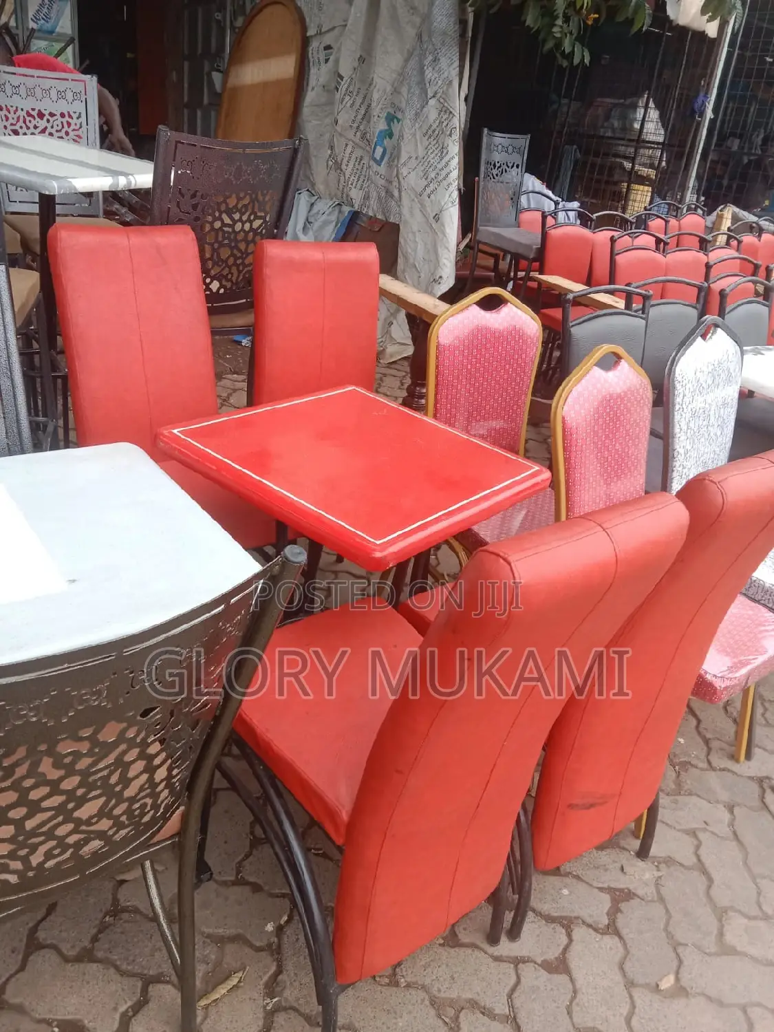 Restaraunt Tables With 4 Set Chairs
