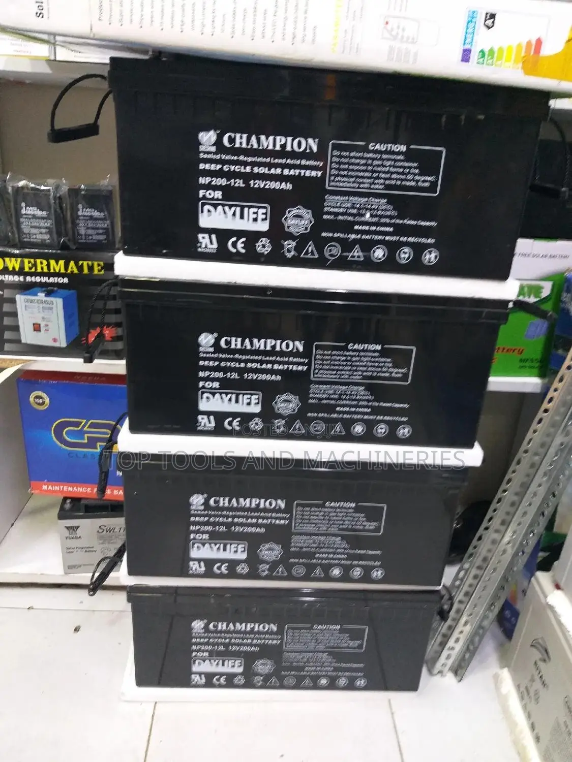 Dayliff Champion 12v200ah/20hrs Solar Backup Battery