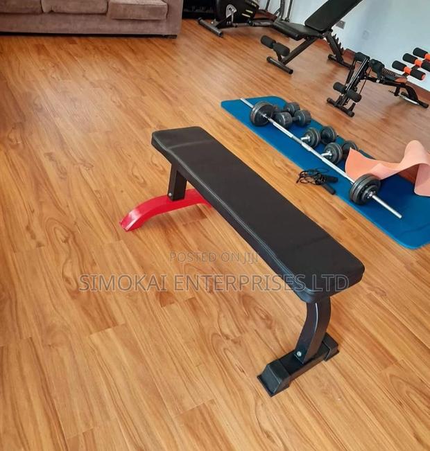 Commercial Gym Flat Weight Lifting Bench