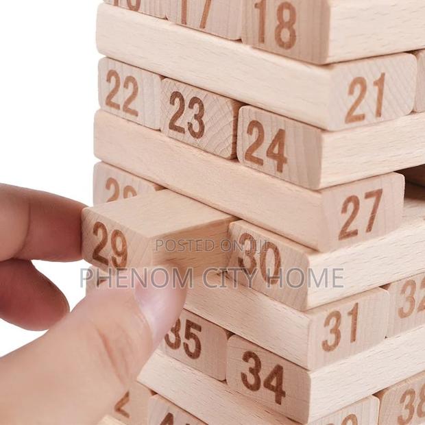 BIG SIZE 54pcs Jenga/Block Towe - thumbnail 2