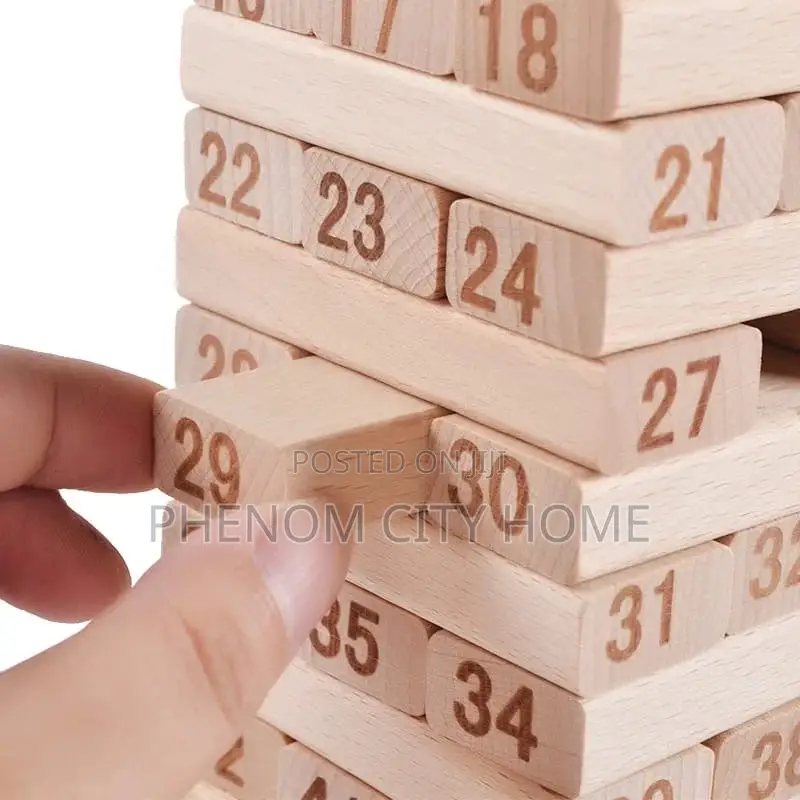 BIG SIZE 54pcs Jenga/Block Towe