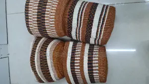 Brown White Baskets Size 8 and 10