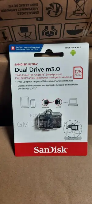 128gb Universal Dual Drive Usb 3.0- Micro- Usb Flash Drive.