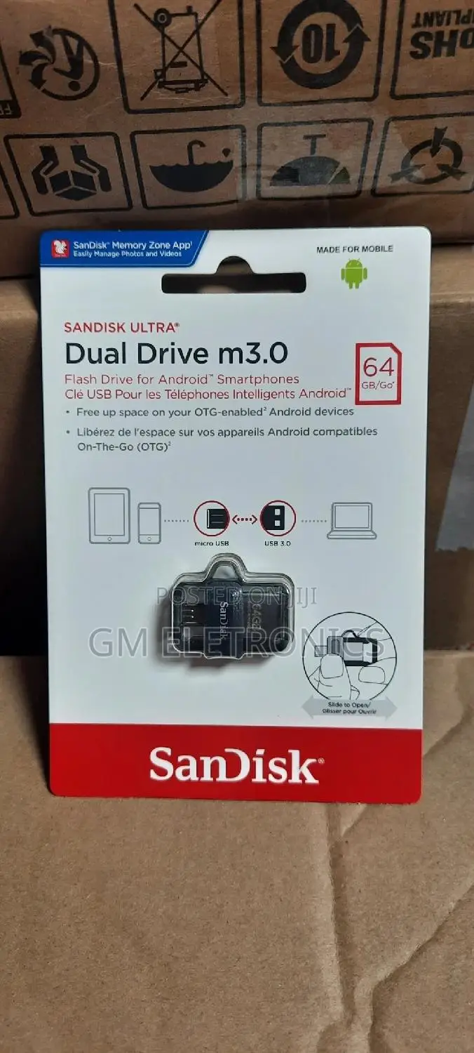 64gb Universal Dual Drive Usb 3.0-Micro-Usb Flash Drive