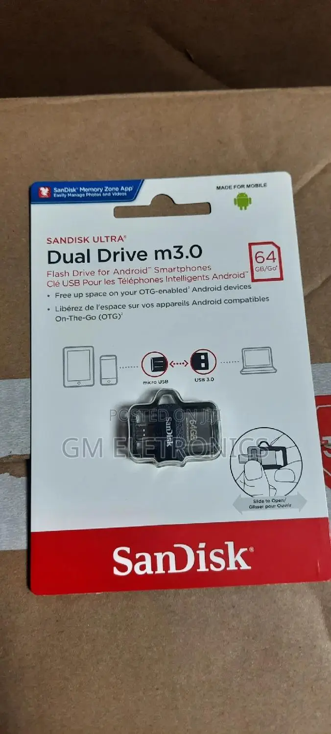 64gb Universal Dual Drive Usb 3.0-Micro-Usb Flash Drive