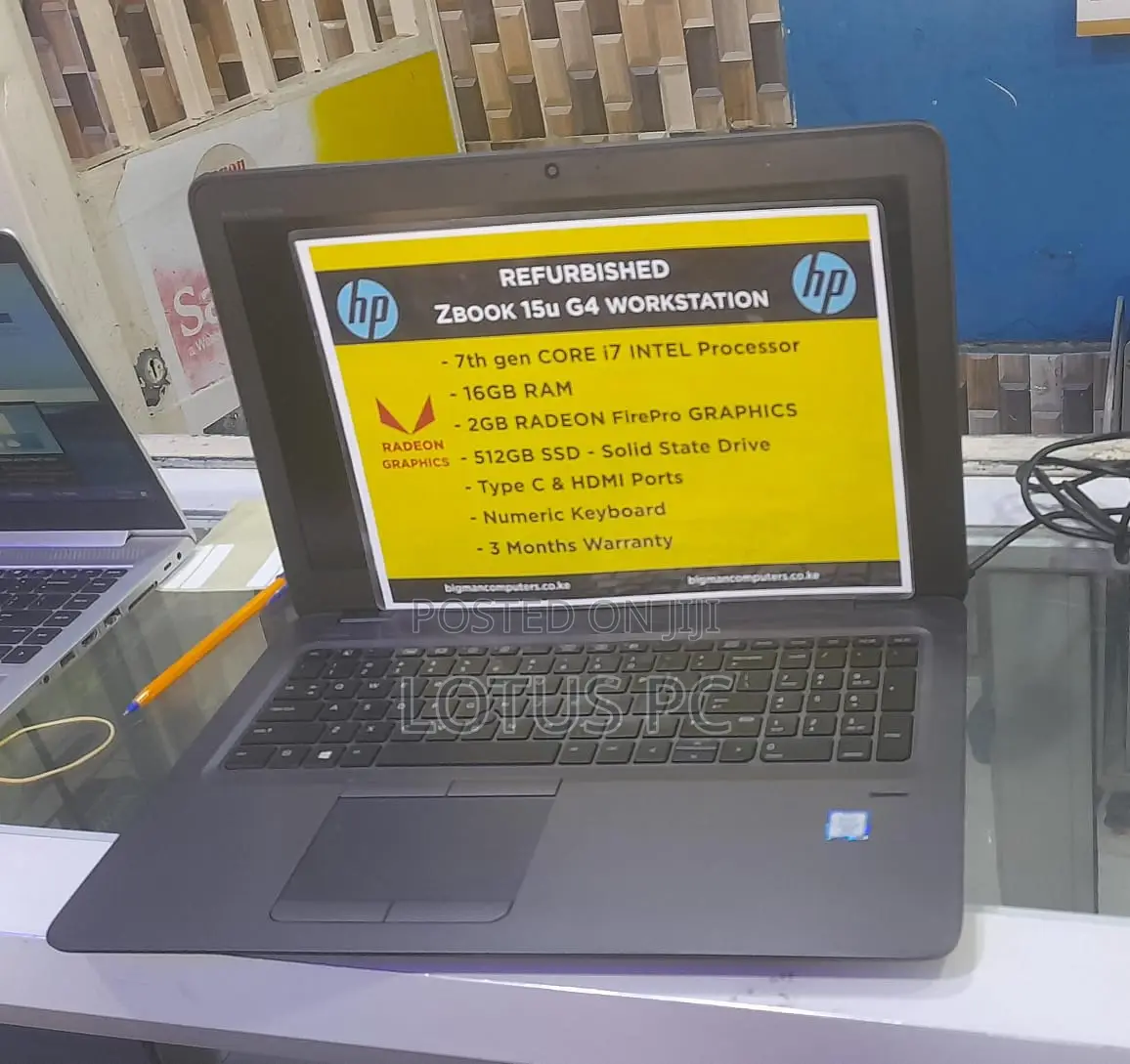 Laptop HP ZBook 15u G4 16GB Intel Core I7 SSD 512GB