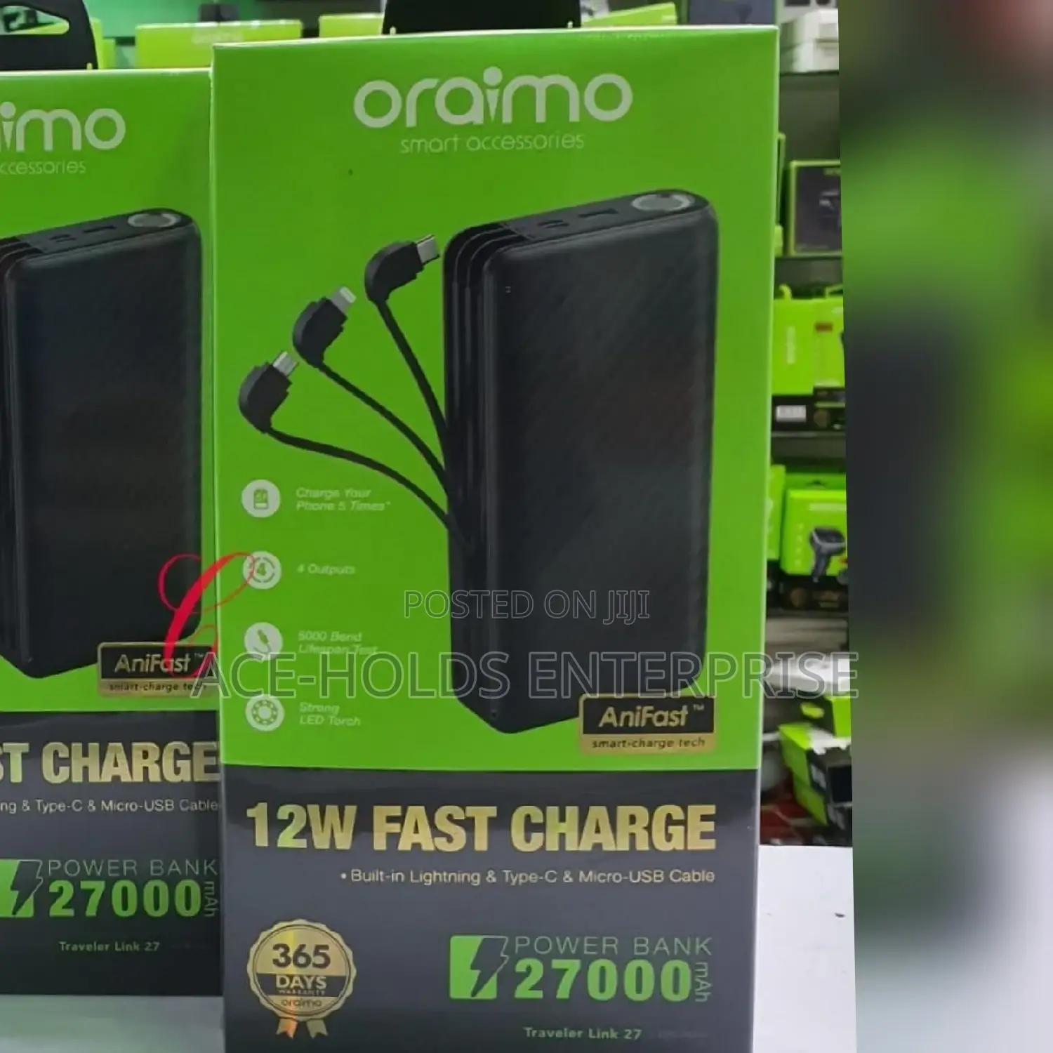 Oraimo Power Bank 27000mah,Oraimo Traveler Link 27 OPB-P5271