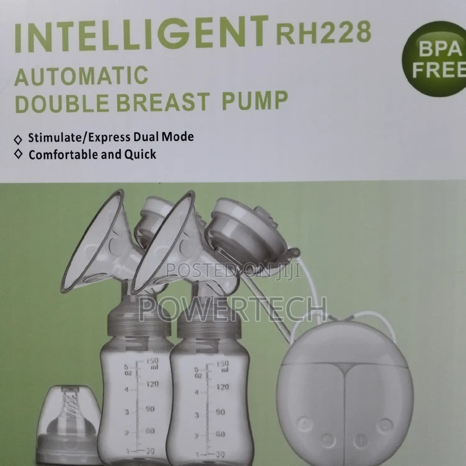 Intelligent Automatic Double Electric Breast Pump, Electric