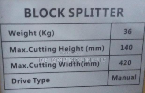Block Splitter 36kg - thumbnail 2
