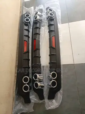 Black Universal Fit Rear Bumper Diffuser Body Kit
