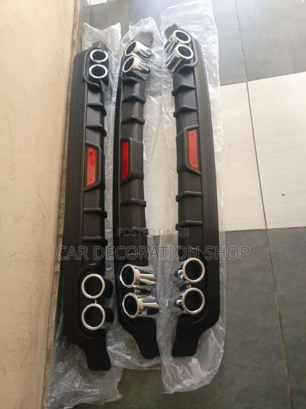 Black Universal Fit Rear Bumper Diffuser Body Kit
