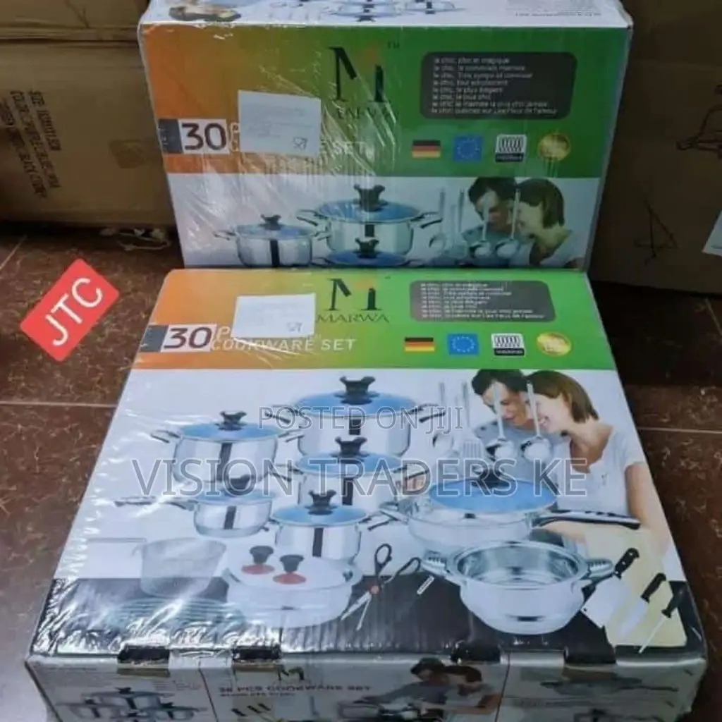 Marwa 30pcs Heavy Gauge Cookware Set.