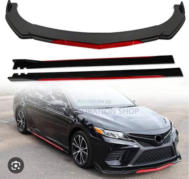 Car Fitted With Front and Side Skirt Body Kits