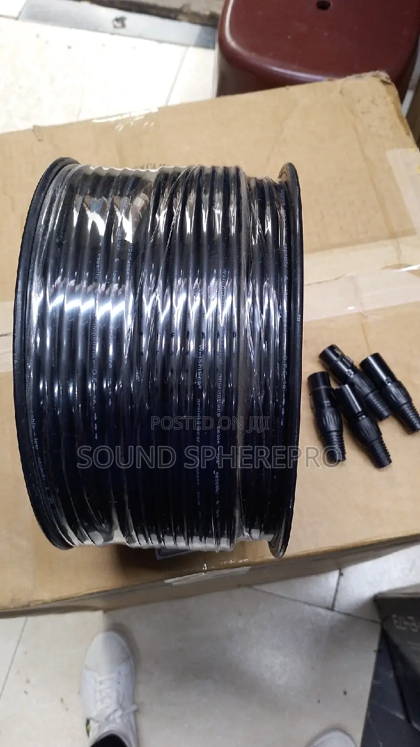 Microphone/Signal Cable Roll Plaus 4 XLR Cannon