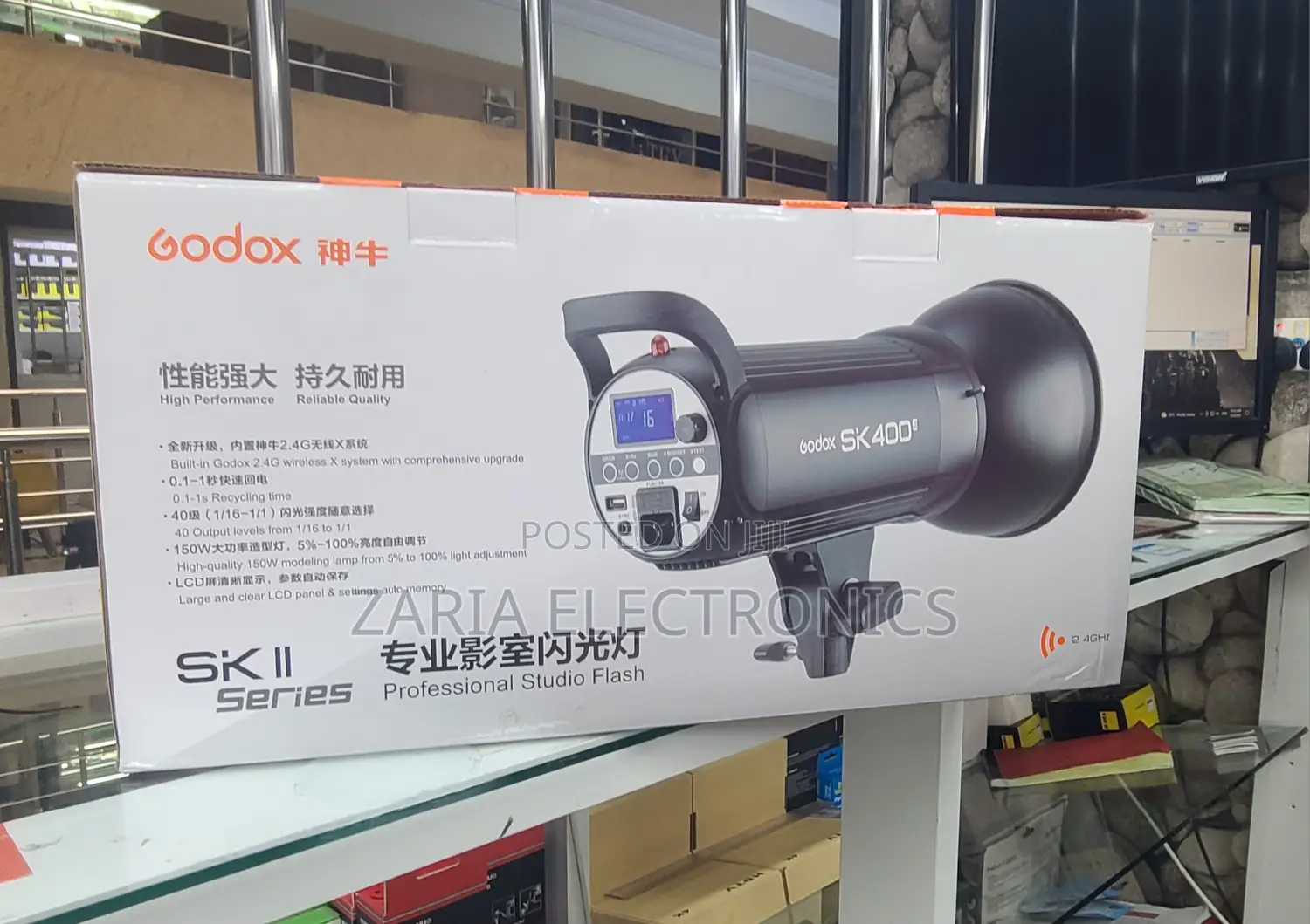 Godox SK400 Strobe Light, Studio Flash