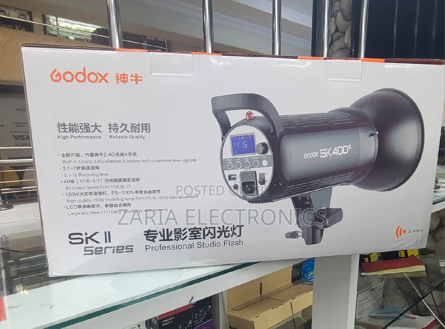 Godox SK400 Strobe Light, Studio Flash