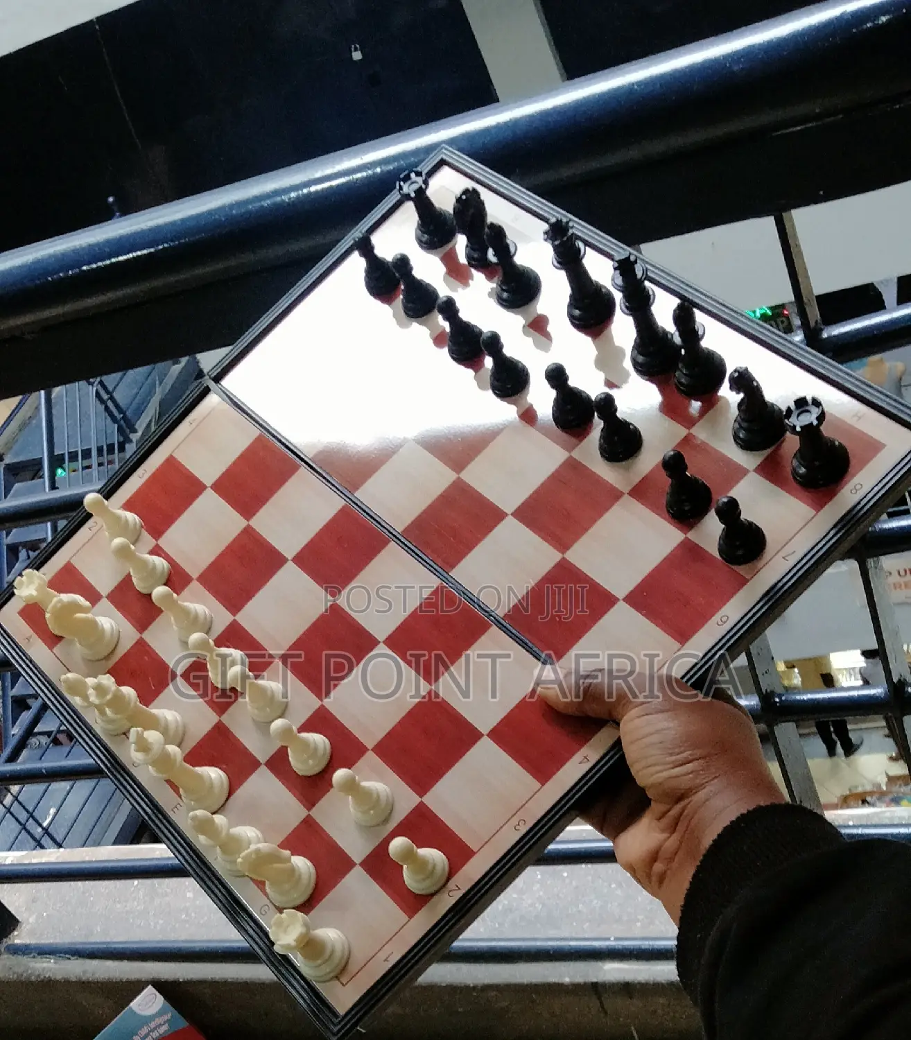 Foldable Magnetic Chess Board Game