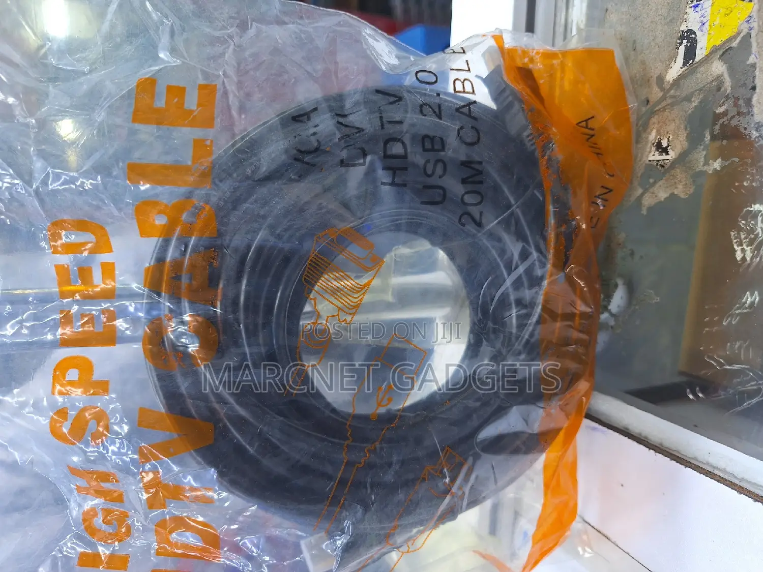 20 Meters High Quality Hdmi Cable Rubber Coated Black
