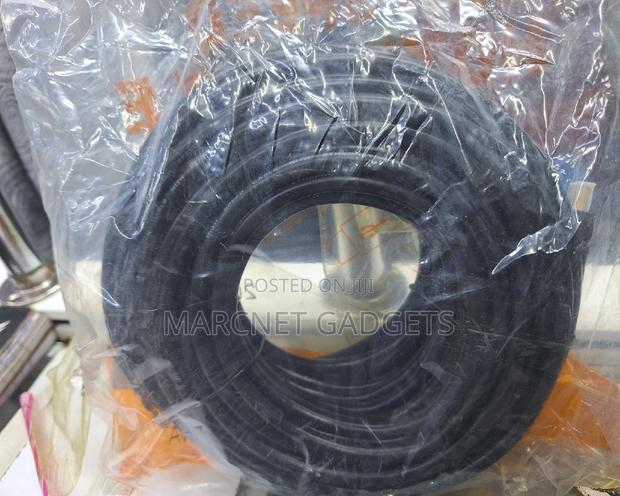 20 Meters High Quality Hdmi Cable Rubber Coated Black - thumbnail 2