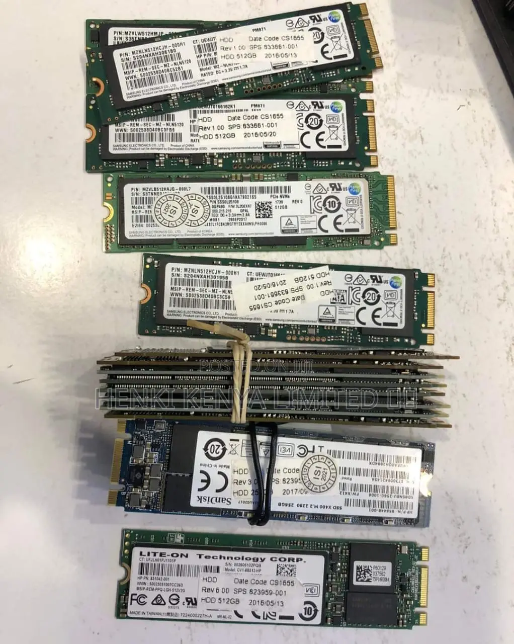 Laptop SSDS 512gb Nvme