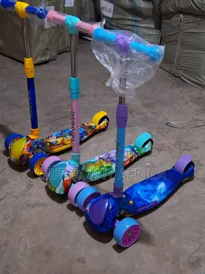 3-8 Years Three Wheels Kids Scooters With Music