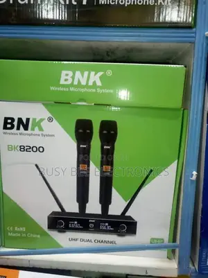 Uhf Dual Bk 8200 Wireless Microphone