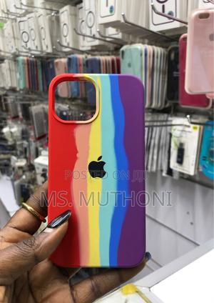 iPhone 12 Rainbow Silicone Cover - thumbnail 2