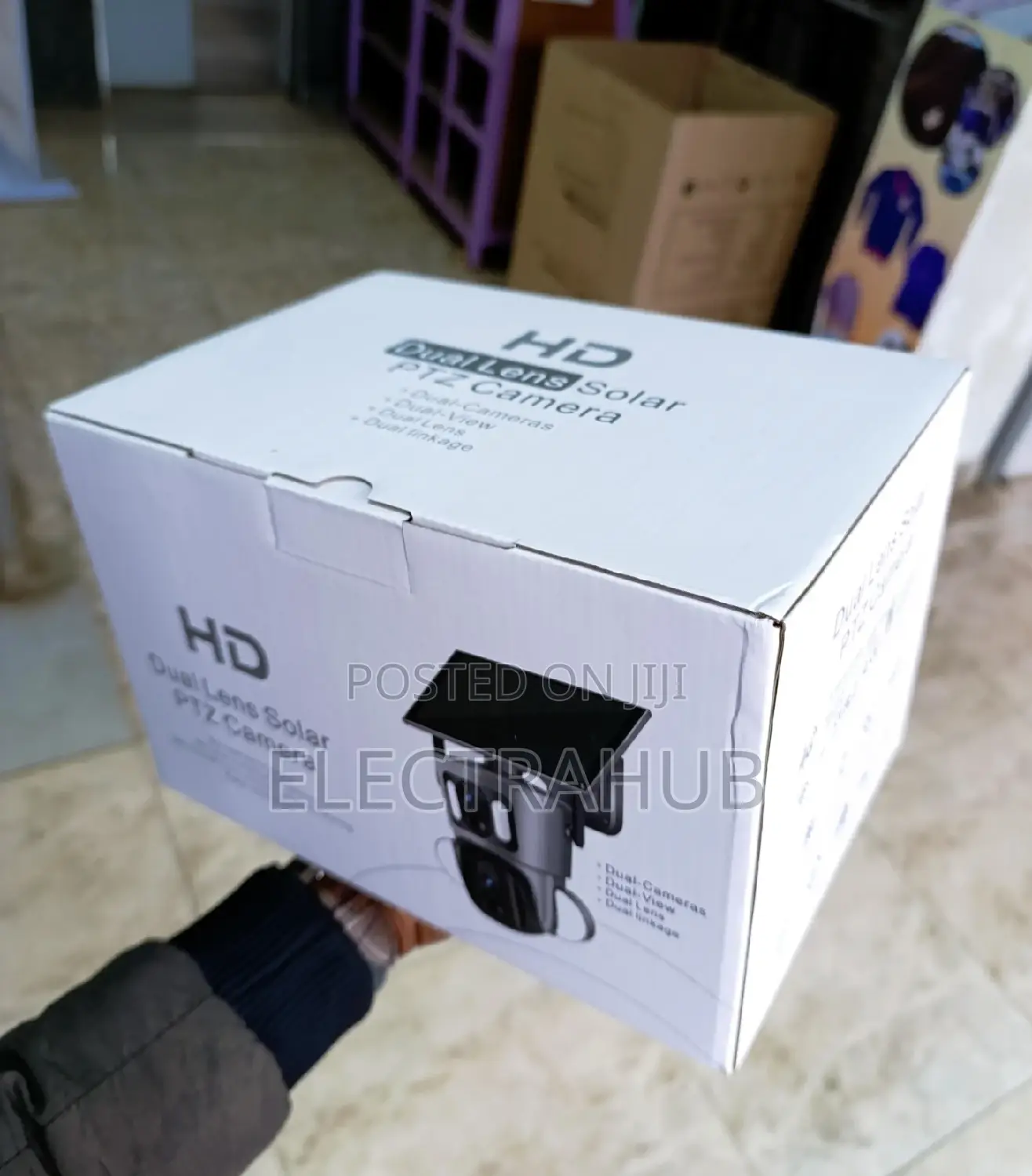 HD U Box 4mp Dual Lens Solar PTZ 4G Camera