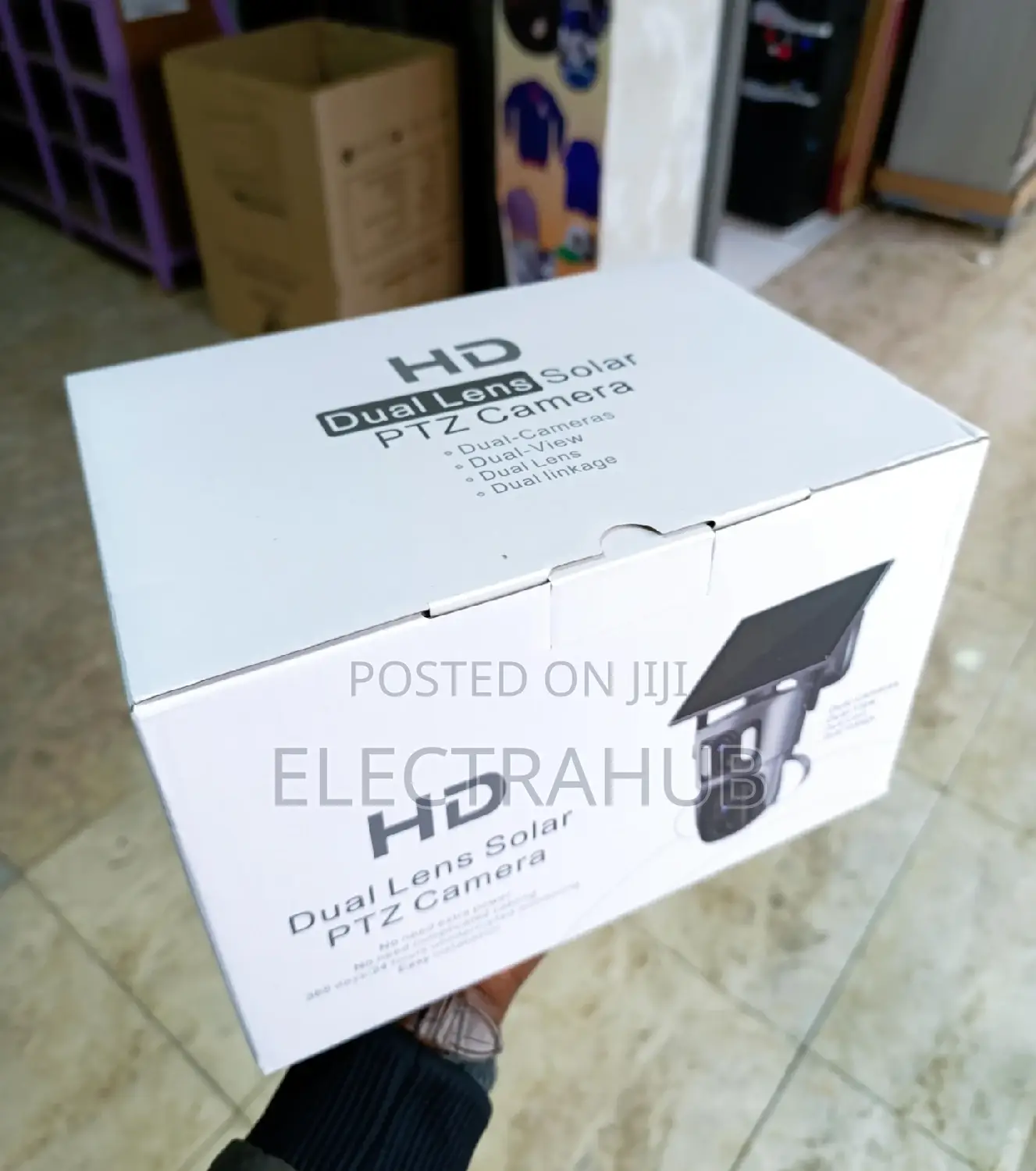 HD U Box 4mp Dual Lens Solar PTZ 4G Camera