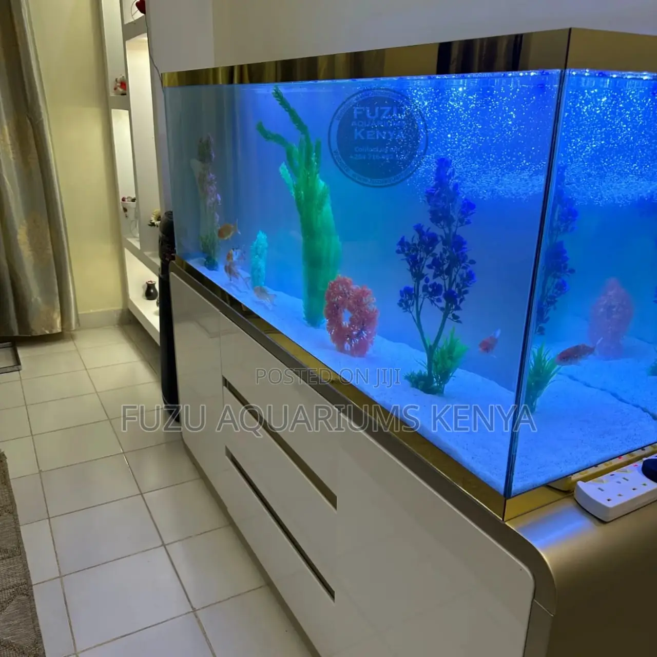 Sleek High-End Complete Aquarium